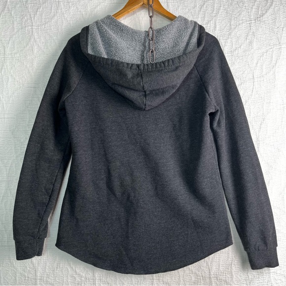 Polaris Womens Small S RZR Lightweight Hoodie Grey Fleece Pullover Hooded Jacket - Picture 12 of 16